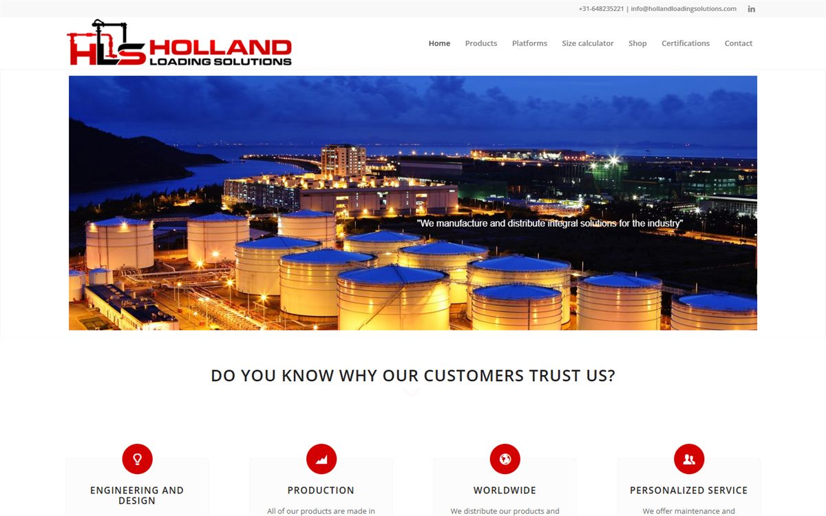 portfolio-hollandloadingsolutions-com Homepage Holland Loading Solutions