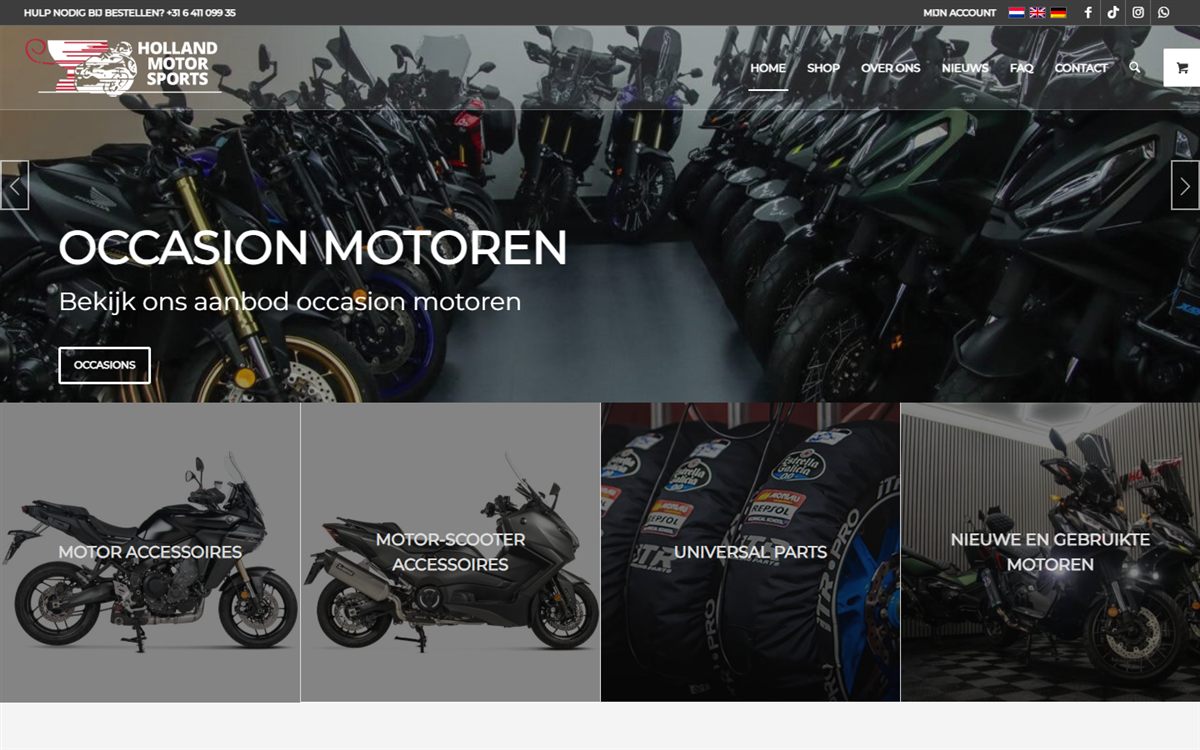portfolio-hollandmotorsports-nl Homepage van Holland Motor Sports (hollandmotorsports.nl)