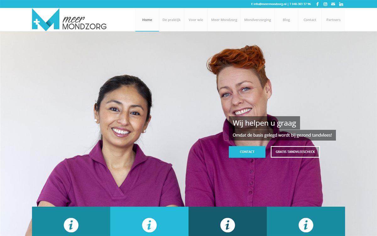 Homepage Meer Mondzorg