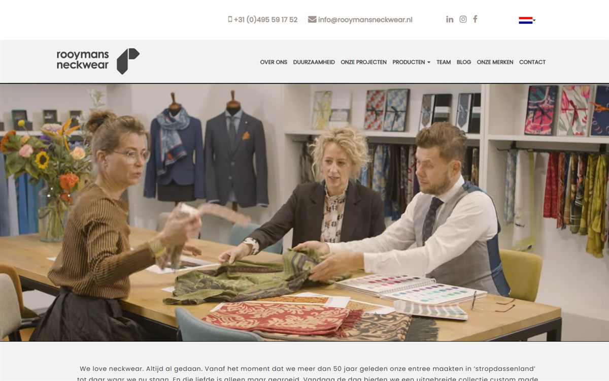 Homepage Rooymans Neckwear