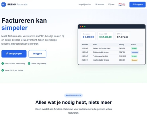 iTREND Facturatie – online facturatieplatform
