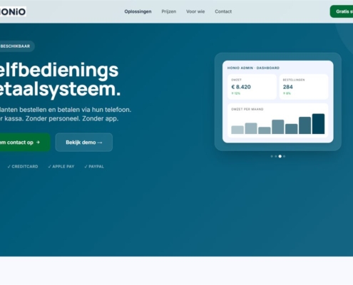 HONiO – zelfbedienings betaalsysteem